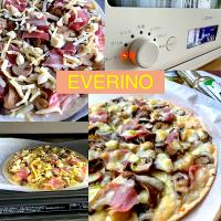 象印『EVERINO』でボスカイオーラピザ焼きました🍕
